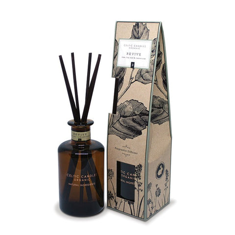 Organic Range 200ml Diffuser - Revive - Bay Leaf and Clementine