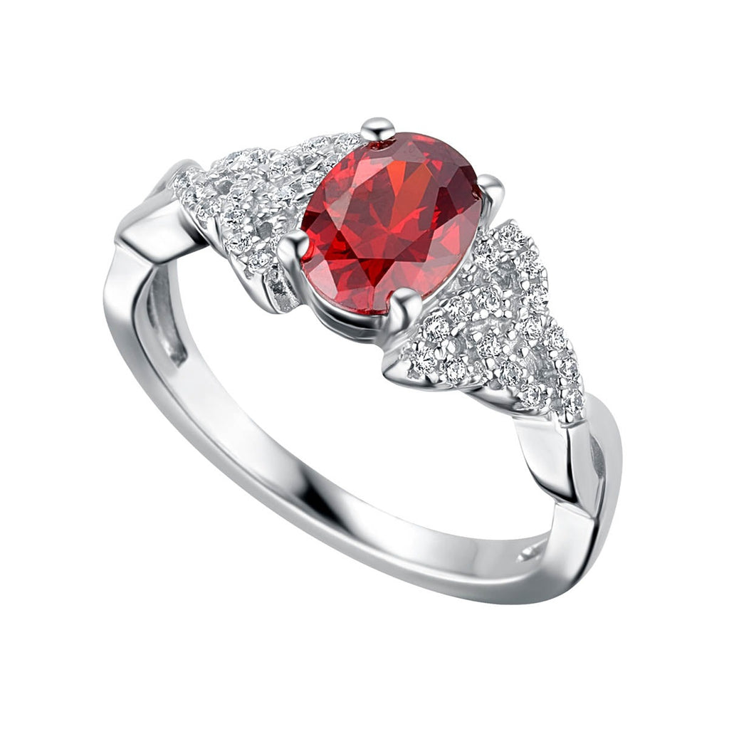 Birthstone knot ring sales