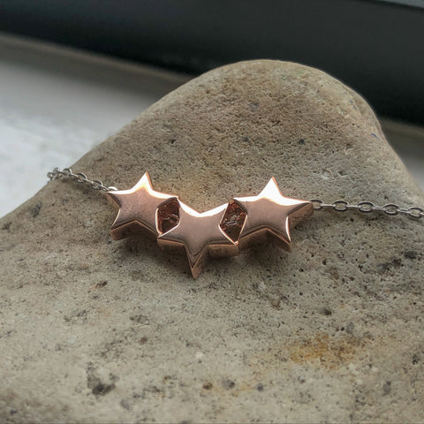 Celtic Woman Rose Gold Plated Star Pendant exclusive to our Celtic Collections store