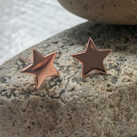 Celtic Woman Rose Gold Plated Star Earrings exclusive to our Celtic Collections store