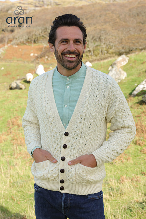 Unisex Merino Wool Cardigan with Buttons
