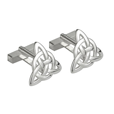 Beautiful Sterling Silver Trinity Knot Cufflinks