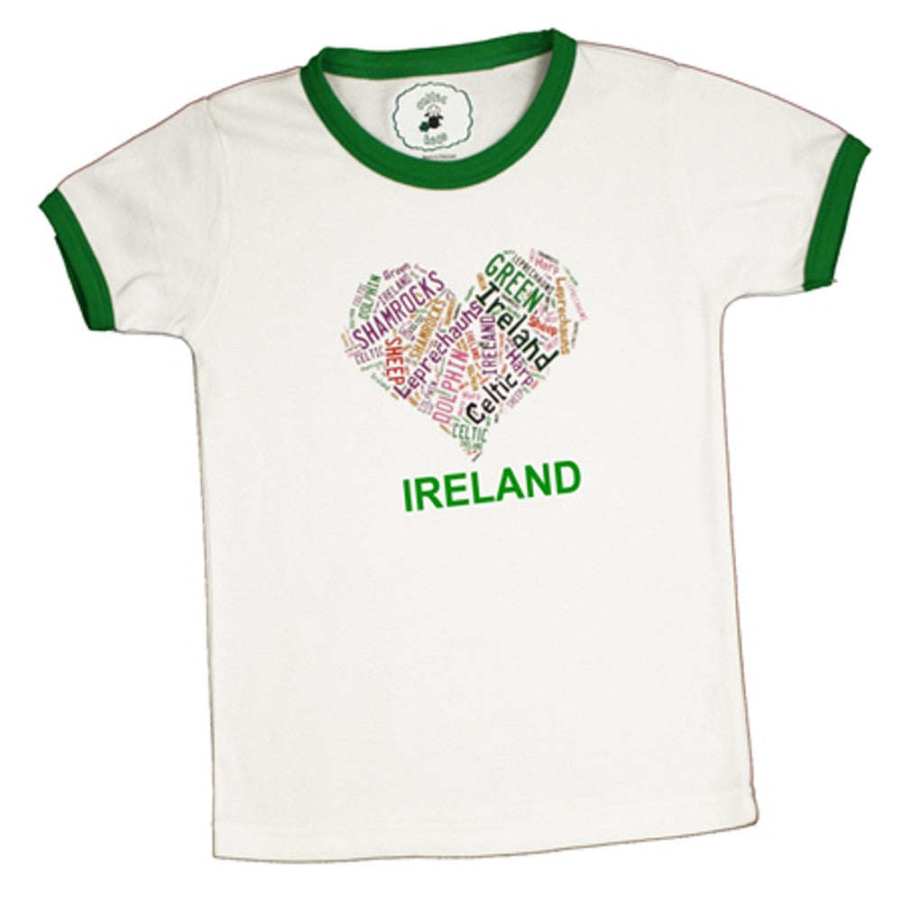 Celtic Kids Ireland Heart T-Shirt